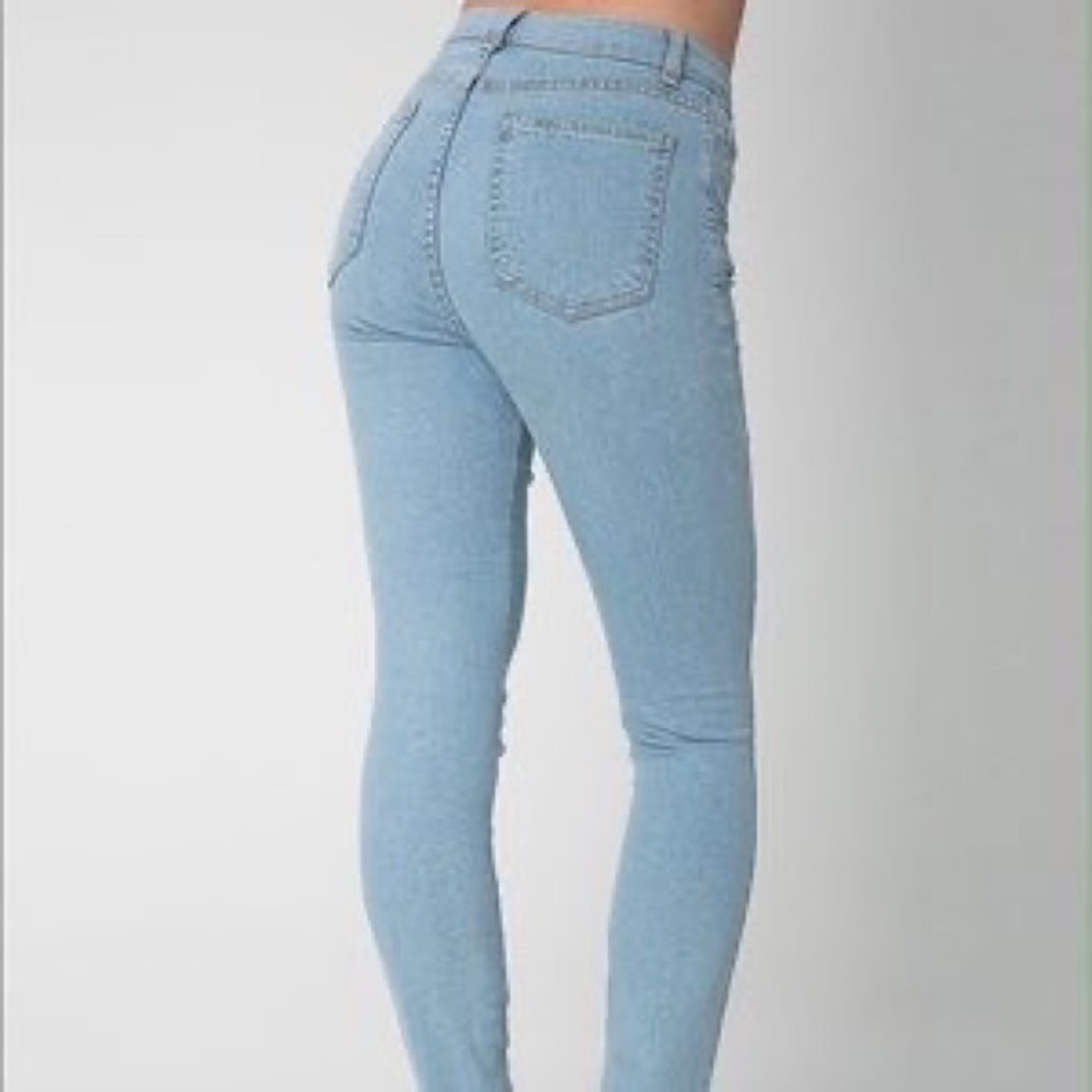 The Pencil Jean Light Wash x American Apparel
